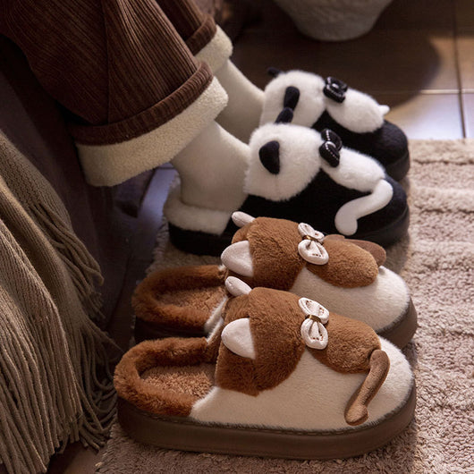 Pantuflas Felinas Esponjosas - Cómodas Zapatillas Peluche para Casa Invierno - Image 2