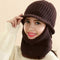 Gorro Protector Térmico de Lana para Oídos y Rostro