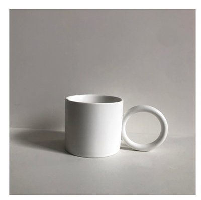 Taza de Cerámica Grande con Diseño de Salpicaduras de Tinta Negra - Image 12