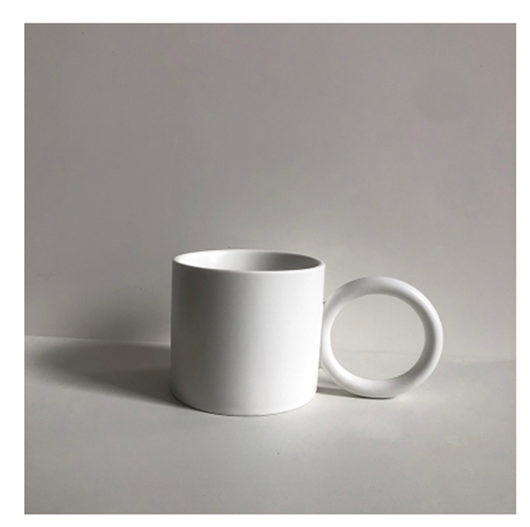Taza de Cerámica Grande con Diseño de Salpicaduras de Tinta Negra - Image 12