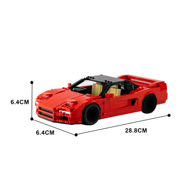 Bloques de Construcción Modelo Auto Rojo - Juego de Armado Plástico - Image 2