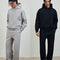 Conjunto de Sudadera con Capucha y Pantalón Deportivo Recto