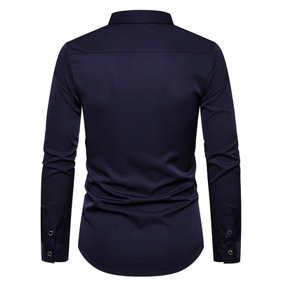 Camisa Vaquera Bordada de Manga Larga para Hombre - Estilo Western - Image 19