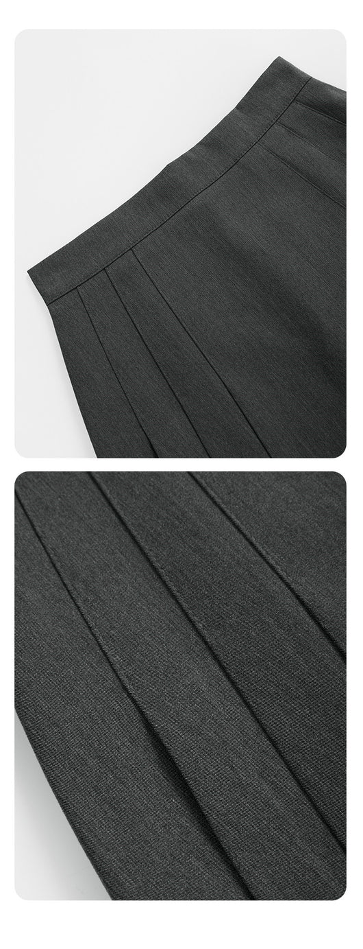 Falda Negra Larga y Delgada - Diseño Minimalista Moderno - Image 10