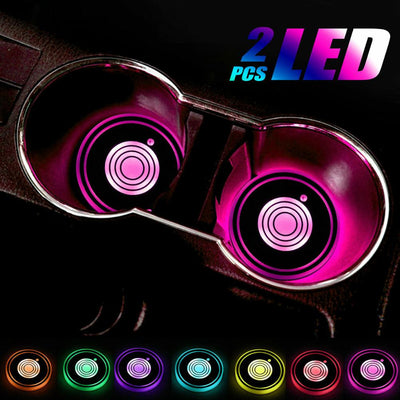 Portavasos LED para Auto con Carga USB y Base Antiderrame - Image 3