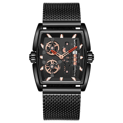 Reloj para Hombre con Malla Tipo Barril y Protección Anti-Milan - Image 10