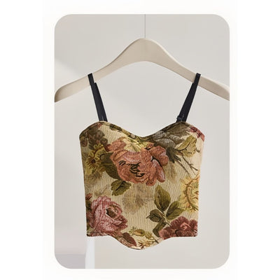 Bolso Sling Floral Vintage con Pliegues Elegantes - Image 7