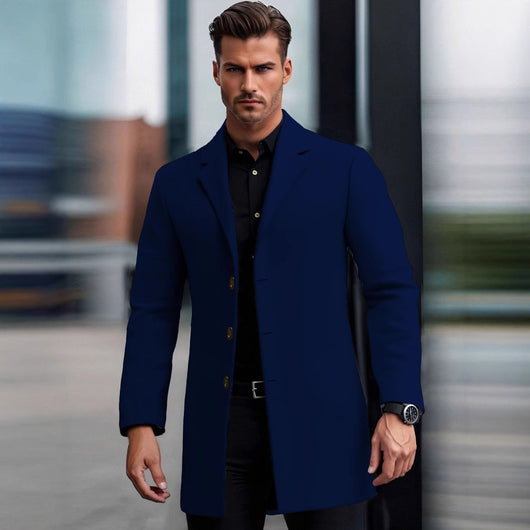 Abrigo Slim Fit con Solapa Europea - Corte Moderno y Elegante - Image 4
