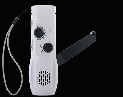 Linterna de Emergencia Multifunción con Radio, Cargador y Manivela Manual - Image 2