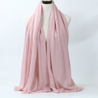 Pañuelo de Algodón Mercerizado Monócromo para Mujer - Image 7