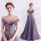 Vestido de Noche Púrpura Aura Queen - Elegancia para Eventos Especiales
