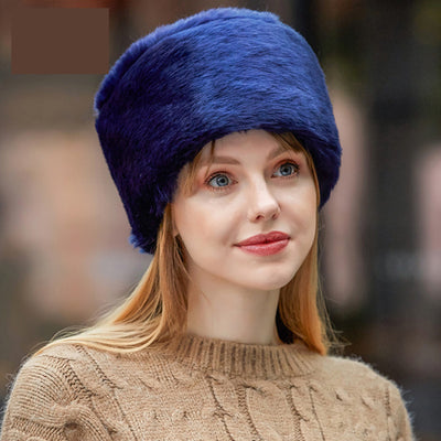 Gorro de Piel de Conejo Elegante para Invierno - Estilo Europeo y Americano - Image 6