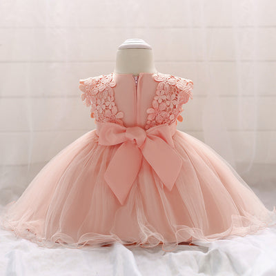 Vestido de Princesa en Encaje y Malla para Niña - Image 16