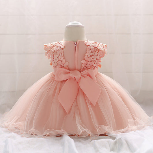 Vestido de Princesa en Encaje y Malla para Niña - Image 16