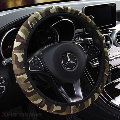 Funda Antideslizante para Volante de Auto con Diseño Camuflaje - Image 6
