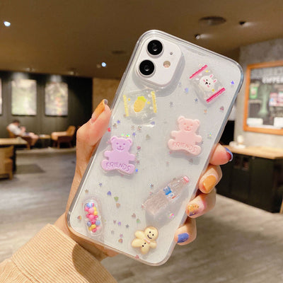 Funda para Celular con Diseño Conejito de Helado y Resina Epoxi - Image 3