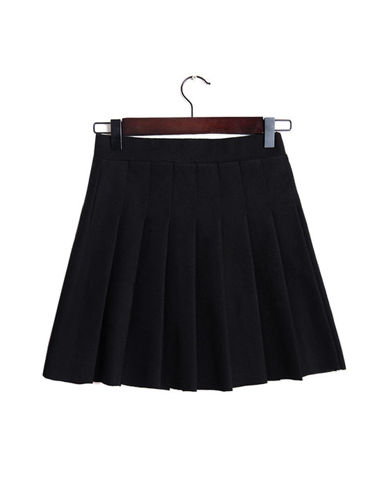 Falda de Lana Tipo A Delgada para Otoño e Invierno - Image 11