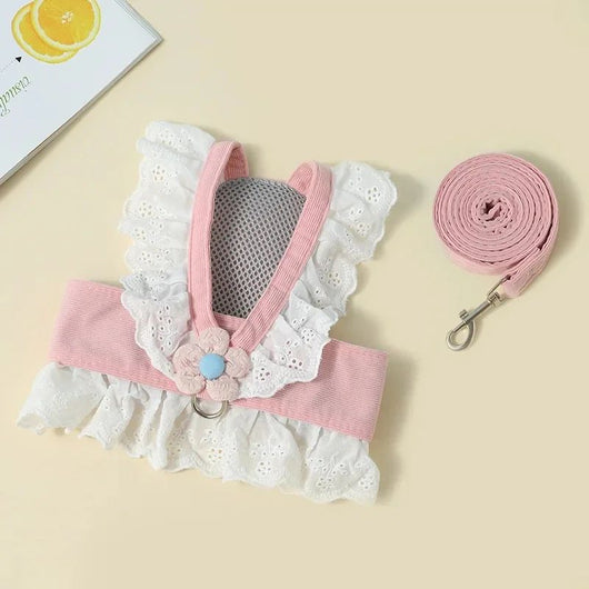 Arnés de Seguridad y Correa para Perros y Gatos - Ropa Fresca de Verano para Mascotas - Image 6