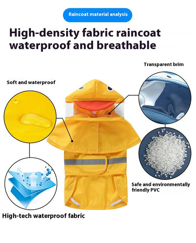 Poncho Reflectante para Perros con Diseño Cartoon y Tracción - Image 12