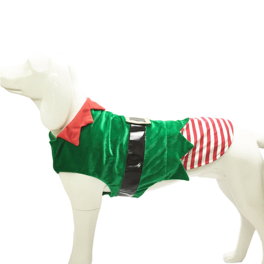 Disfraz Navideño Elfo Verde para Mascotas - Ropa Festiva para Perros - Image 9