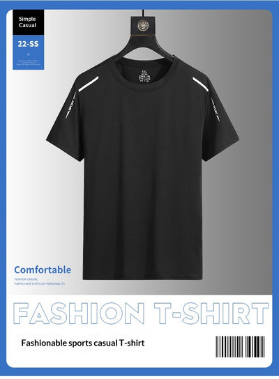 Camisa de Verano Hombre Tela Ice-silk Transpirable Manga Corta - Image 13