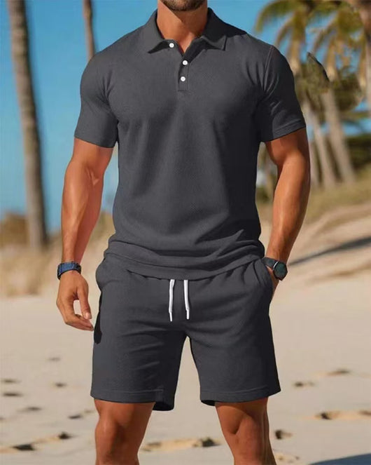 Conjunto Polo y Shorts Deportivo Slim Fit para Hombre - Perfecto para Verano - Image 19