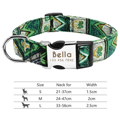 Collar Ajustable para Perros y Gatos con Placa de Identificación Personalizada - Image 16