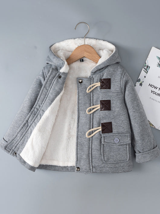 Abrigo con Capucha Forrado en Polar para Niños - Image 12
