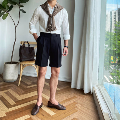 Bermudas Rectas Delgadas para Hombre