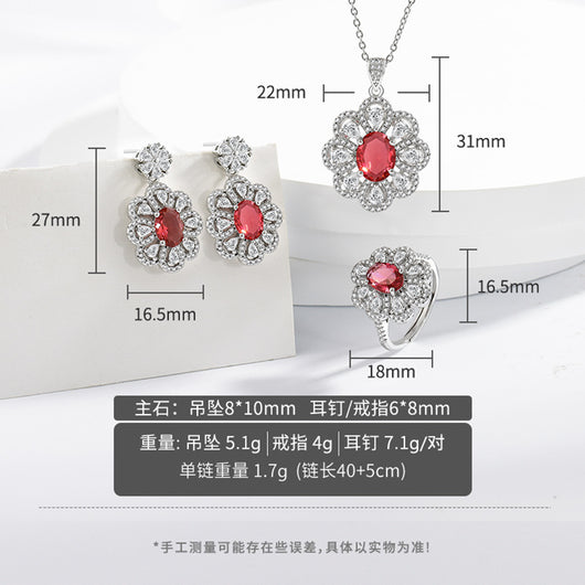 Conjunto de Joyas para Novia: Aretes y Collar Elegante - Image 5