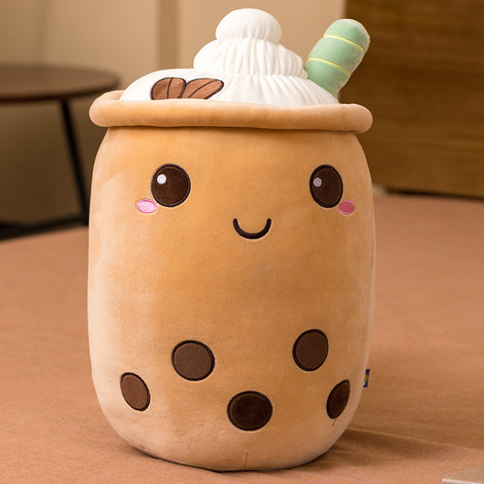 Peluche Taza de Té con Leche - Almohada Frutal Fresa y Matcha - Image 5