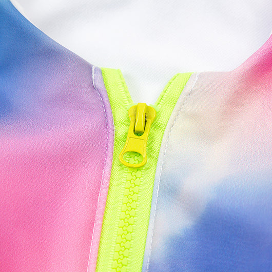 Bikini Deportivo Tie Dye de Talle Alto y Top Corto - Conjunto de Dos Piezas - Image 15