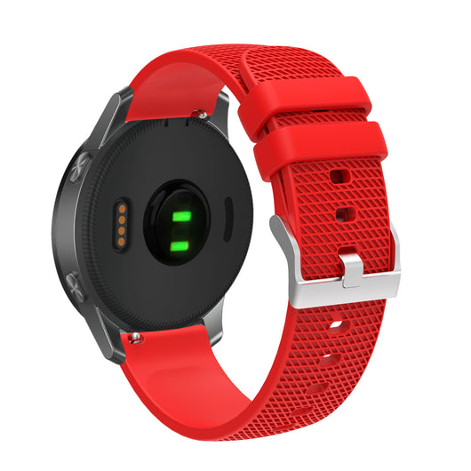 Correa de Silicona con Patrón de Cuadrícula para Vivoactive4 GTS GT3 - Image 22