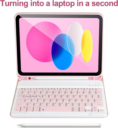 Funda Protectora con Teclado Bluetooth A16 para Tablet - Image 18