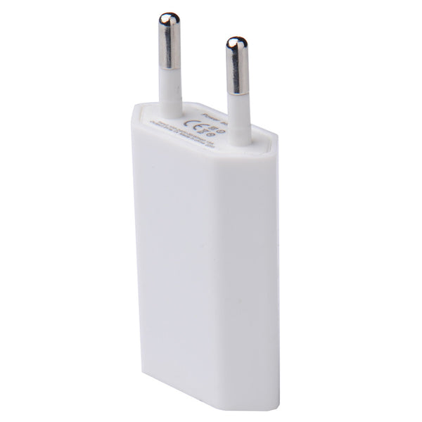 Cargador USB de Pared Estándar Europeo - Puerto Único Compacto
