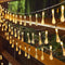 5 M 20 Warm White Teardrop Solar Fairy Lights