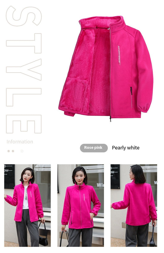 Chaqueta Polar para Mujer - Abrigo Deportivo y Casual Versátil - Image 19