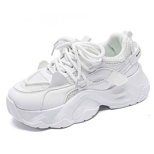 Tenis Casuales Blancos con Alzada para Hombre - Estilo Moderno y Versátil - Image 5