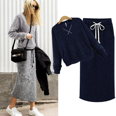 Conjunto de Falda Dos Piezas en Fleece con Top Corto - Image 8