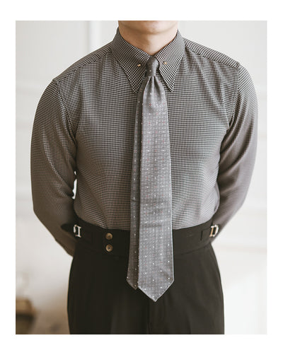 Camisa Formal Cuello Imperio Sin Planchado para Caballero - Image 17