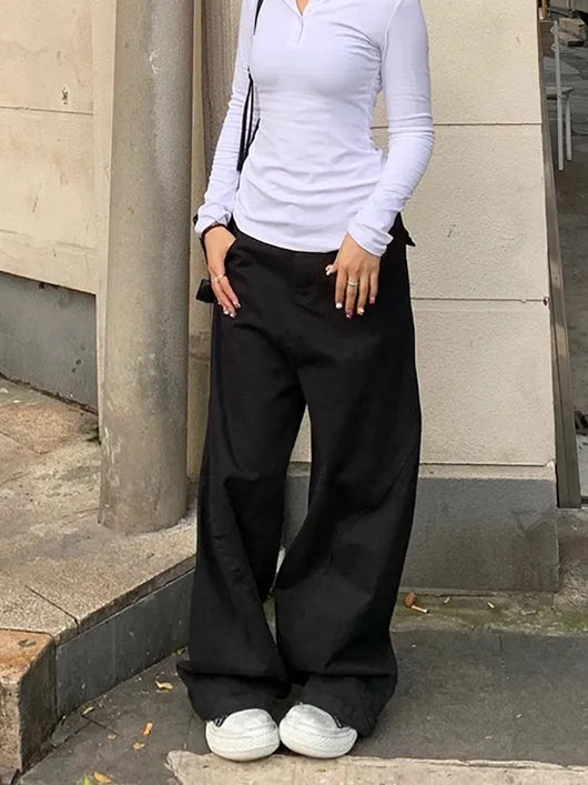 Pantalones Vaqueros Black Machete Retro Cintura Alta Recta para Mujer - Image 5