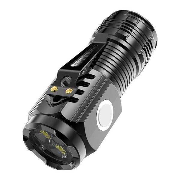Linterna LED Recargable de Largo Alcance y Máximo Brillo