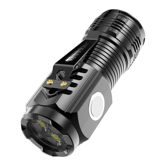 Linterna LED Recargable de Largo Alcance y Máximo Brillo