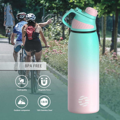 Vaso Deportivo Aislante Portátil de Acero Inoxidable 304 para Niños - Image 2