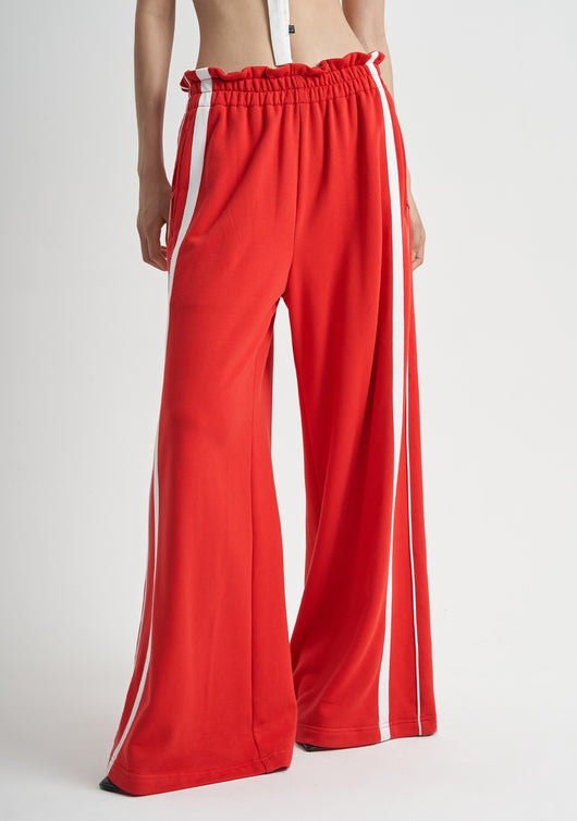 Pantalón de Chándal Cintura Alta Elástica con Puños Acanalados para Mujer - Image 14