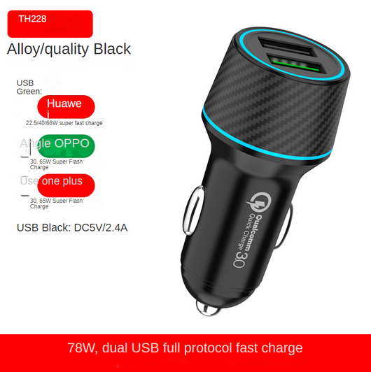 Cargador Dual Rápido 60W para Auto - Image 7