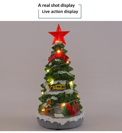 Caja de Música Árbol de Navidad Luminoso con Decoración Sonora - Image 14