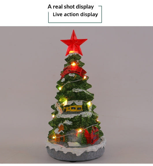 Caja de Música Árbol de Navidad Luminoso con Decoración Sonora - Image 14