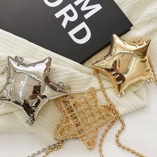 Bolsa Crossbody Estrella de Zinc con Diseño Brillante Minimalista - Image 2
