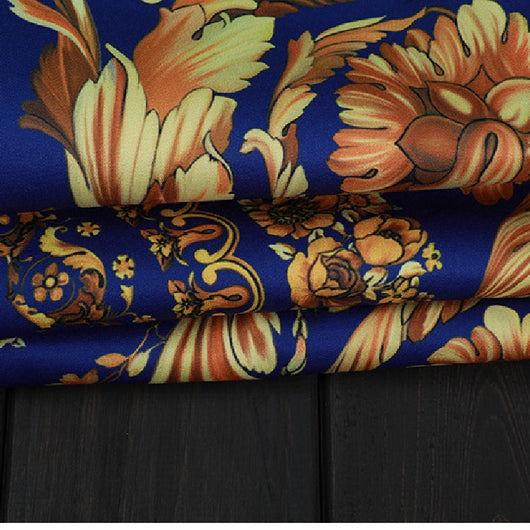 Camisa Elegante Sin Planchado con Diseño Floral Simétrico - Estilo Real para Hombre - Image 4